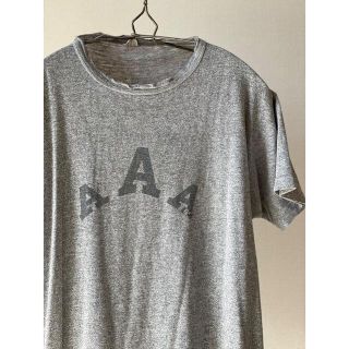 チャンピオン(Champion)の激レア!60s チャンピオン AAA 染込み Tシャツ ランタグ グレー杢 46(Tシャツ/カットソー(半袖/袖なし))