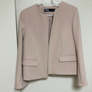 ザラ(ZARA)のZARA ノーカラージャケット(ノーカラージャケット)