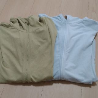 ユニクロ(UNIQLO)の2枚セット　UNIQLO　エアリズムUVカットメッシュパーカー(パーカー)