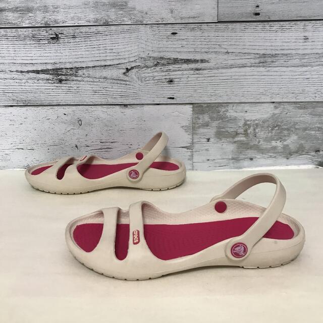 crocs(クロックス)のcrocsクロックス バックストラップサンダル w5(22) PINK レディースの靴/シューズ(サンダル)の商品写真