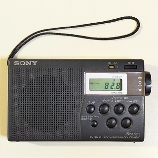 ソニー(SONY)のSONY ICF-M260 FM/AMラジオ (ブラック)(ラジオ)