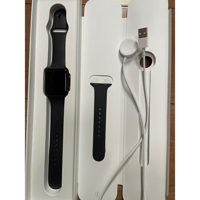 Apple Watch(アップルウォッチ)のApple Watch series 3  42mm  GPSモデル スマホ/家電/カメラのスマートフォン/携帯電話(その他)の商品写真