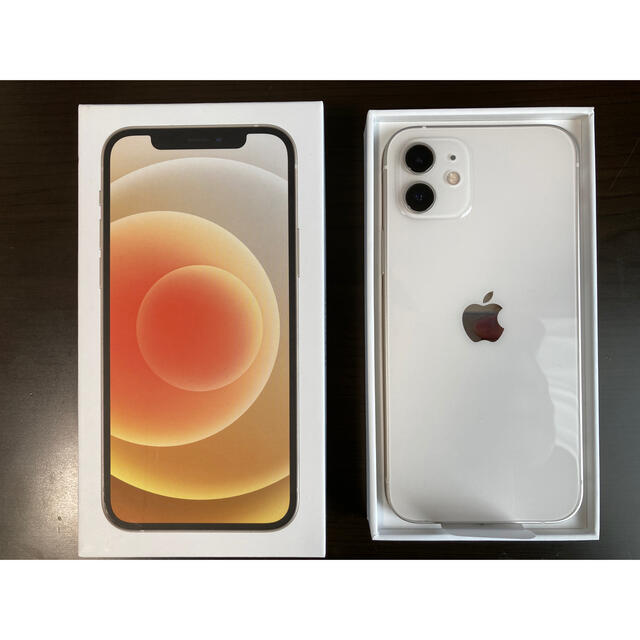 人気絶頂 Apple iPhone 12 MGHP3J/A 64GB 64GB ホワイト 白 library