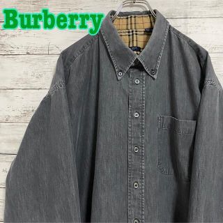 バーバリー(BURBERRY)のBurberry バーバリー　シャツ　長袖　ノバチェック　ヴィンテージ　一点物(シャツ)