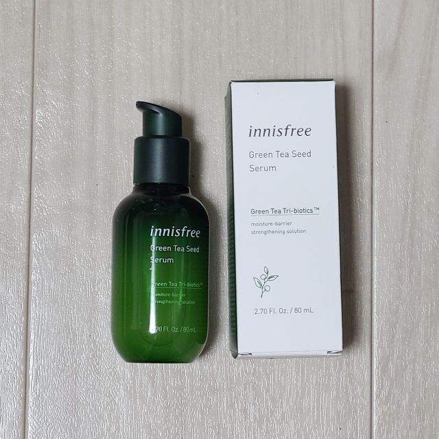 Innisfree(イニスフリー)の[新品]グリーンティーシードセラム 80ml コスメ/美容のスキンケア/基礎化粧品(美容液)の商品写真