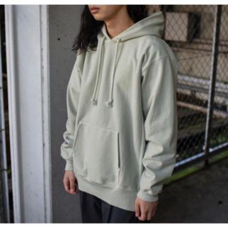 AURALEE オーラリー パーカー A8AP02SM SUPER MILLED SWEAT P/O PARKA スウェット パーカー グリーン系 4