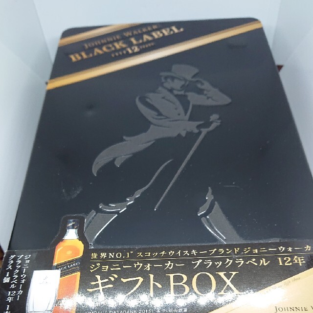 キリン(キリン)のジョニーウォーカー　ブラックラベル12年ギフトBOXの空缶 エンタメ/ホビーのエンタメ その他(その他)の商品写真