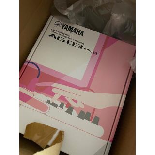 ヤマハ(ヤマハ)の【即購入ok】YAMAHA AG03 MK2 ホワイト(ミキサー)