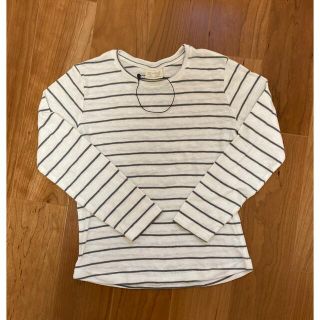 ザラキッズ(ZARA KIDS)の新品未使用タグなし⭐︎ZARAボーダーTシャツ110cm(Tシャツ/カットソー)