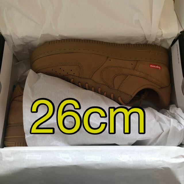 Supreme NIKE Air Force 1Low SP ウィート　FLAX