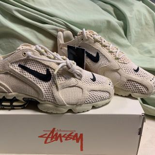 ステューシー(STUSSY)のSTUSSY × NIKE AIR ZOOM SPIRIDON CAGE(スニーカー)