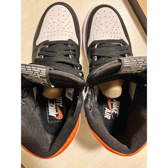 NIKE(ナイキ)のNIKE AIR JORDAN 1  Electro Orange US9美中古 メンズの靴/シューズ(スニーカー)の商品写真