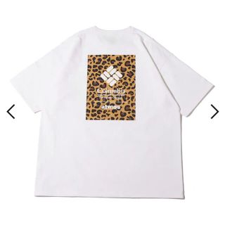 コロンビア(Columbia)のColumbia x atmos white Tee ヒョウ柄(Tシャツ/カットソー(半袖/袖なし))