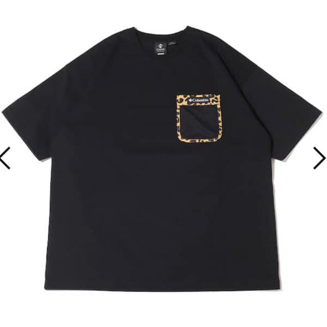 Columbia x atmos black Tee ヒョウ柄 1