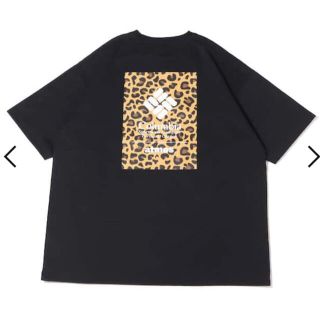 コロンビア(Columbia)のColumbia x atmos black Tee ヒョウ柄(Tシャツ/カットソー(半袖/袖なし))