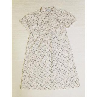 ローラアシュレイ(LAURA ASHLEY)のローラアシュレイ　ワンピース　ベージュ　花柄？(ひざ丈ワンピース)