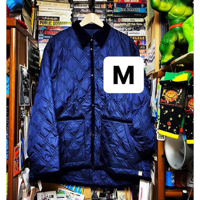 BEAMS(ビームス)のBEAMS SSZ FENCE QUILT JKT ネイビー M メンズのジャケット/アウター(ブルゾン)の商品写真