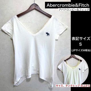 アバクロンビーアンドフィッチ(Abercrombie&Fitch)のAbercrombie&Fitch アバクロ カットソー 半袖 表記S(カットソー(半袖/袖なし))