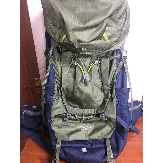 Deuter - ドイター エアコンタクト 65+10 カーキ×ネイビー