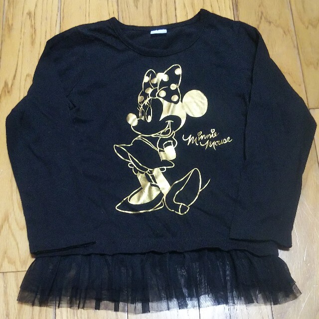 Disney(ディズニー)のディズニー 薄手 長袖Tシャツ110 キッズ/ベビー/マタニティのキッズ服女の子用(90cm~)(Tシャツ/カットソー)の商品写真