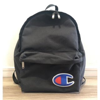 チャンピオン(Champion)のチャンピオン　Champion  リュック　ブラック　フリーサイズ　美品(リュック/バックパック)