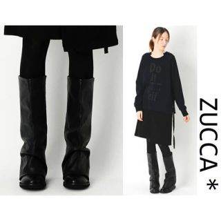 カバンドズッカ(CABANE de ZUCCa)のZUCCA ズッカ パンツブーツ 美品(ブーツ)