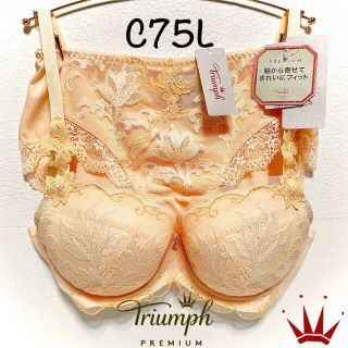 トリンプ(Triumph)のC75L トリンプ  プレミアム レッドレーベル 0063 ブラ＆ショーツ 黄(ブラ&ショーツセット)