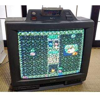 レア スーパーファミコン 内蔵テレビ 21型 21G-SF1 スーファミの