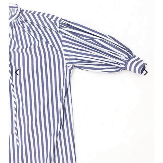 HYKE - HYKE 22SS T/C STRIPED GATHERED DRESSの通販 by しらかわわ's ...