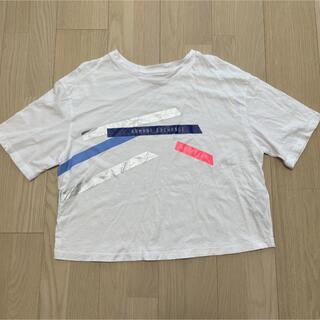 アルマーニエクスチェンジ(ARMANI EXCHANGE)の新品 未使用 Tシャツ アルマーニ アルマーニシャツ ホワイト 白 白t(Tシャツ(半袖/袖なし))