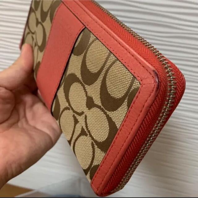 COACH(コーチ)の☆☆売り切り価格☆☆【コーチ】長財布 オレンジ レディースのファッション小物(財布)の商品写真