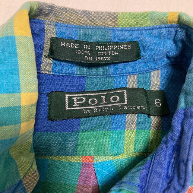 POLO RALPH LAUREN - 美品 ラルフローレン 半袖シャツ チェックシャツの通販 by A・SHOP｜ポロラルフローレンならラクマ