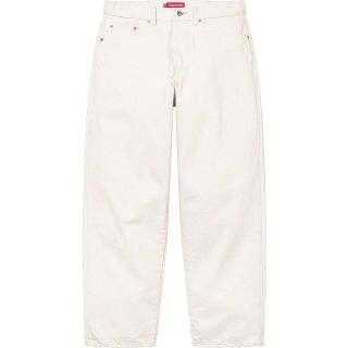 シュプリーム(Supreme)のSupreme Baggy Jean Natural 36 ポスター付き(デニム/ジーンズ)