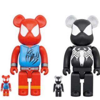 メディコムトイ(MEDICOM TOY)のBE@RBRICK SPIDER-MAN BLACK & SCARLET SET(その他)