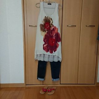 シフォン ワンピース(ひざ丈ワンピース)