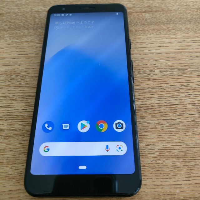 【未使用】SIMフリー Google Pixel3a ブラック 格安SIM対応スマートフォン本体