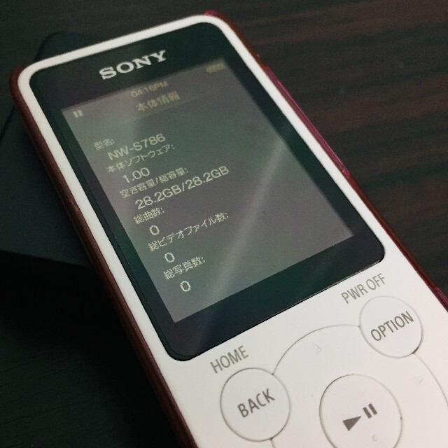 ソニー　ウォークマン　NW-S786　32GB　ケース　純正充電器付　SONY 6