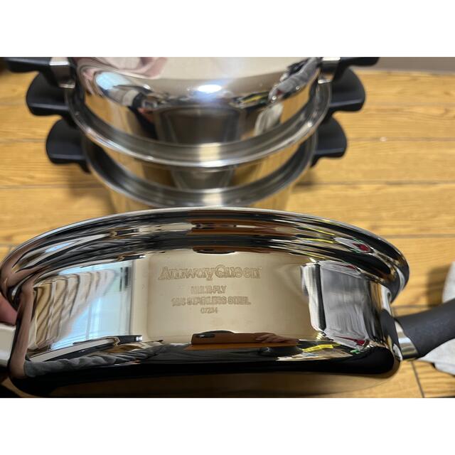 IH Amway queen アムウェイ クイーン 両手鍋 蒸し器 シチューパン IH Amway queen アムウェイ クイーン 両手鍋 蒸し器 シチューパン