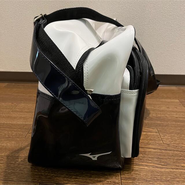 MIZUNO(ミズノ)のミズノ　エナメルバック　紺×白 スポーツ/アウトドアのテニス(バッグ)の商品写真