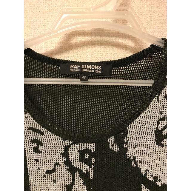 03ラフシモンズアーカイブRAF SIMONS消費者期タンクトップモッズ 03ラフシモンズアーカイブRAF SIMONS消費者期タンクトップモッズ