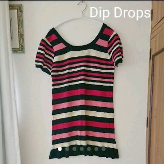 ディップドロップス(Dip Drops)のDip Drops ニット半袖トップス オンワード(カットソー(半袖/袖なし))