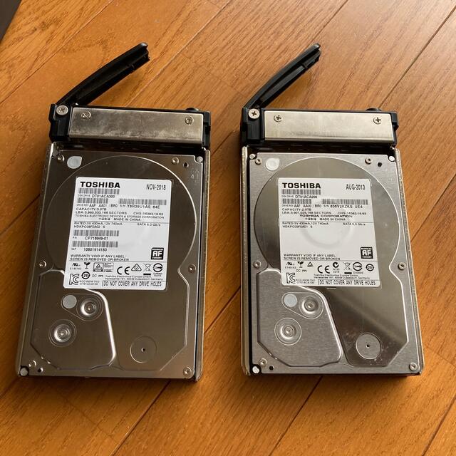 玄人志向　GW3.5FX2-U3E HDD RAIDケース おまけ2TBx2つき