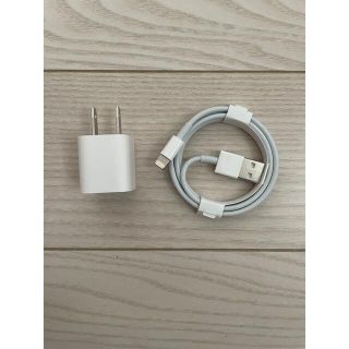 アップル(Apple)の■新品・未使用■iPhone 純正ケーブル&アダプター充電器(バッテリー/充電器)