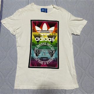 アディダス(adidas)のadidas アディダス Tシャツ プリントTシャツ Sサイズ 中古(Tシャツ/カットソー(半袖/袖なし))