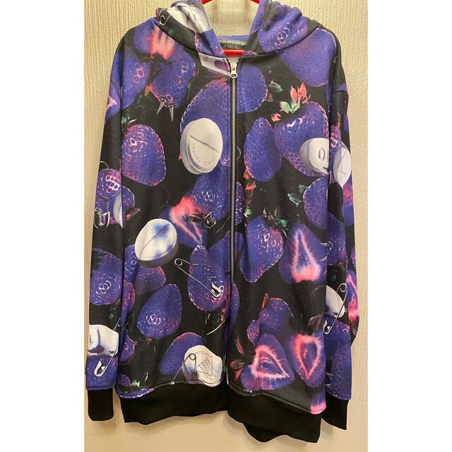TRAVAS TOKYO Tablet berry zip hoodie TRAVAS TOKYO Tablet berry zip hoodie