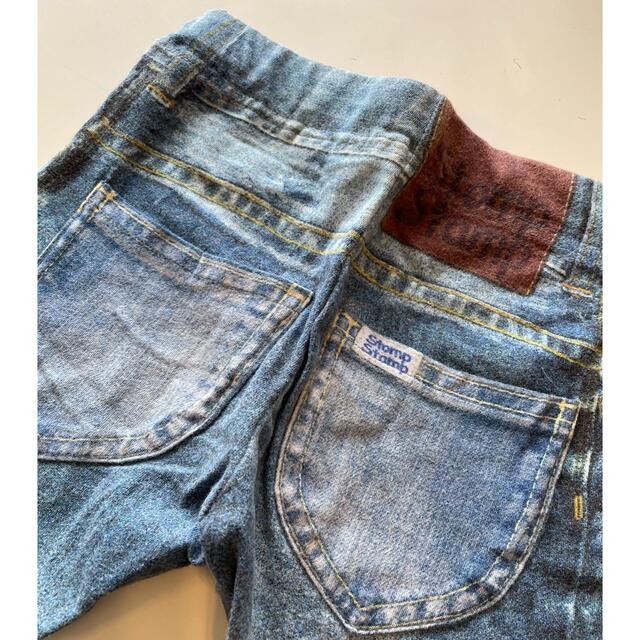 StompSamp⭐︎デニム転写レギンスパンツ⭐︎ キッズ/ベビー/マタニティのベビー服(~85cm)(パンツ)の商品写真