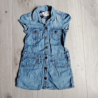 H&M　デニムワンピース　100(ワンピース)