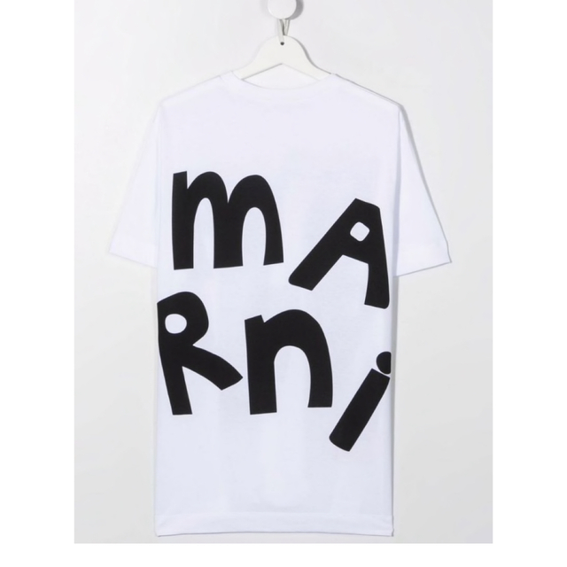 Marni(マルニ)のMARNI 両面ロゴ　Tシャツ　新品未使用　タグ付き　14Y レディースのトップス(Tシャツ(半袖/袖なし))の商品写真