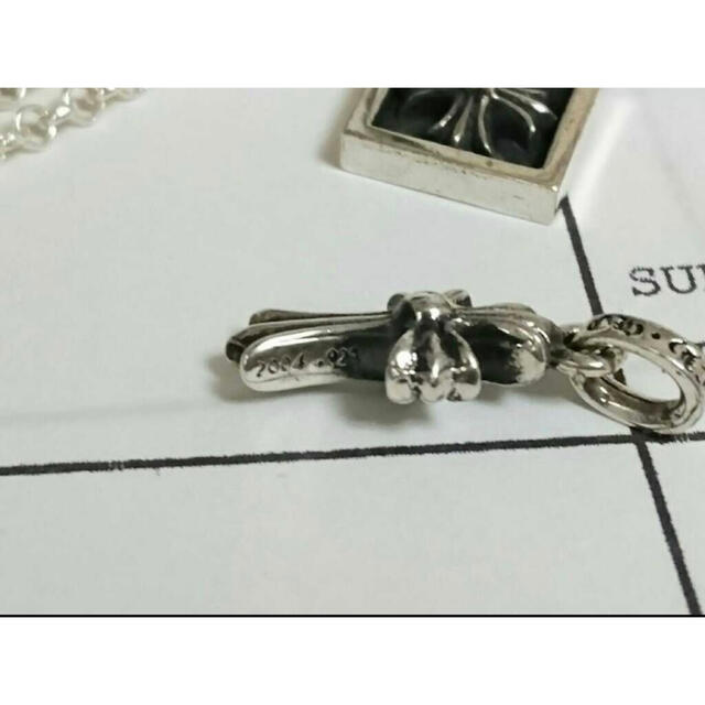 Chrome Hearts(クロムハーツ)のちー様専用　クロムハーツベビーファットクロスフレームドCHプラス　 ネックレス  メンズのアクセサリー(ネックレス)の商品写真