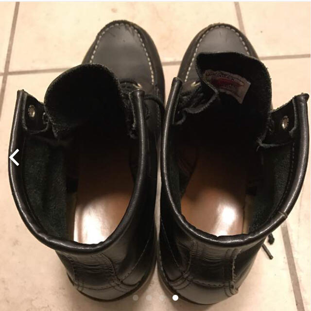 REDWING(レッドウィング)の【中古】レッドウィング アイリッシュセッター 黒 25.5cm メンズの靴/シューズ(ブーツ)の商品写真